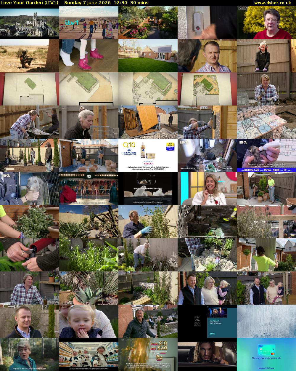 Love Your Garden (ITV1) Sunday 7 June 2026 12:30 - 13:00