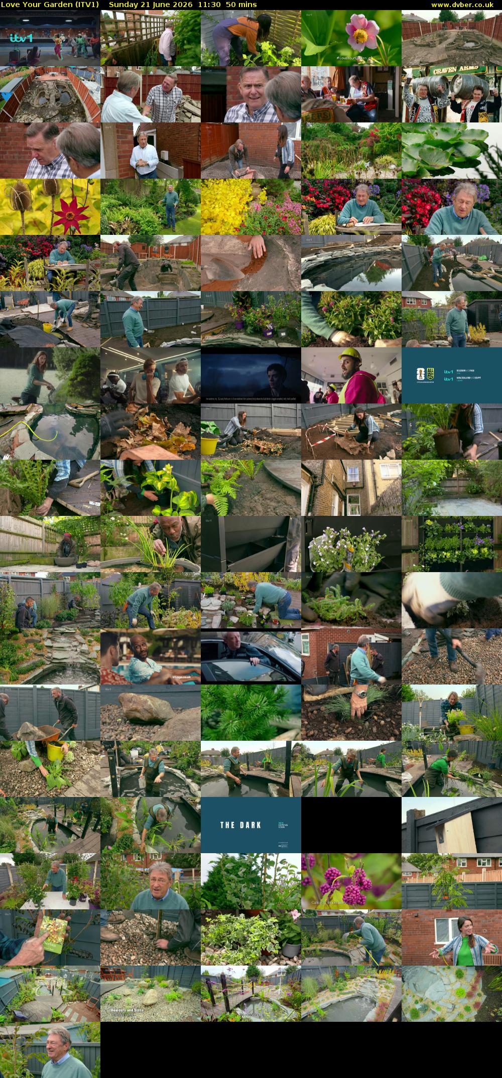 Love Your Garden (ITV1) Sunday 21 June 2026 11:30 - 12:20