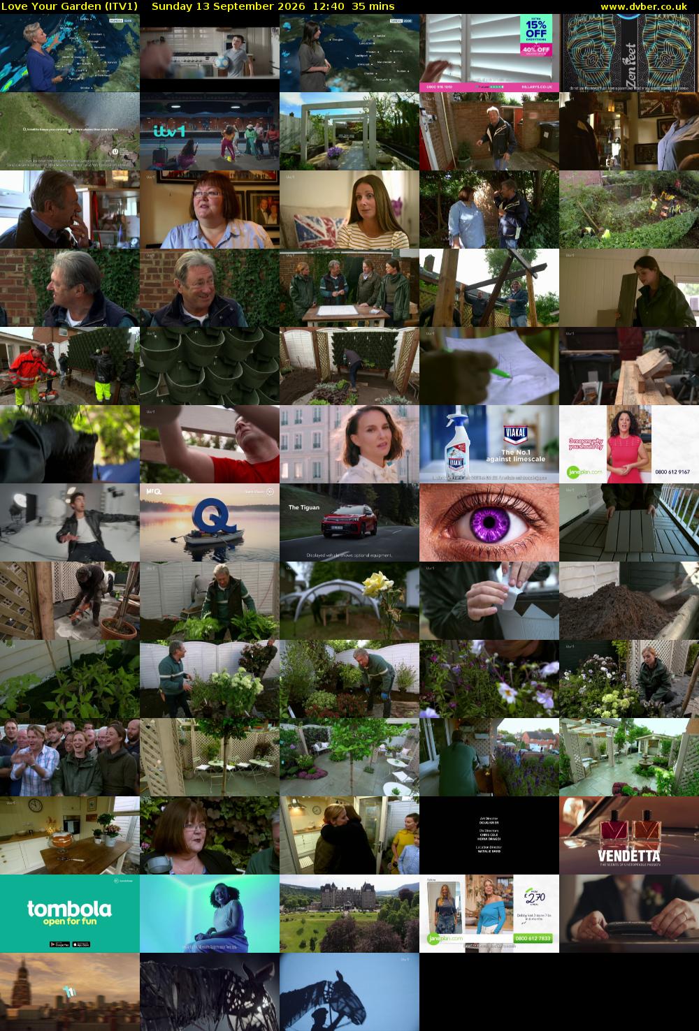 Love Your Garden (ITV1) Sunday 13 September 2026 12:40 - 13:15