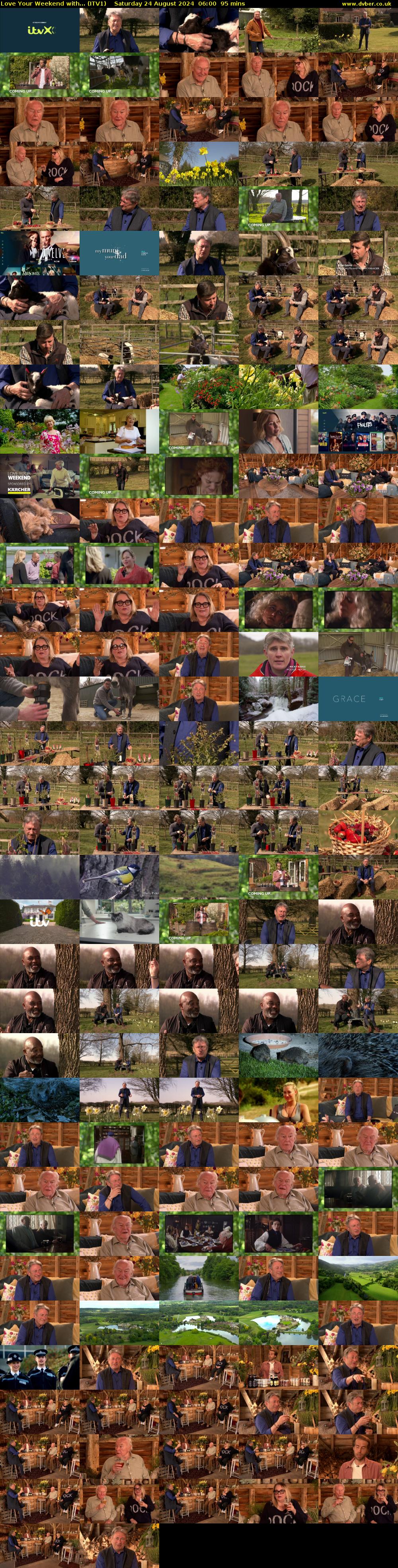 Love Your Weekend with... (ITV1) Saturday 24 August 2024 06:00 - 07:35
