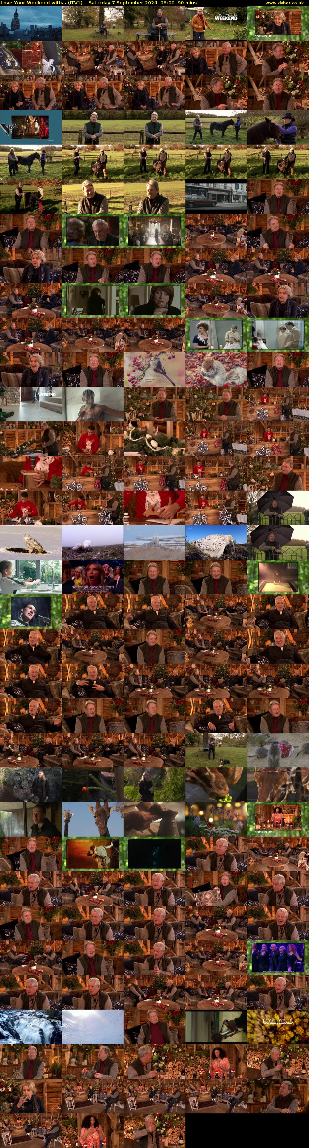 Love Your Weekend with... (ITV1) Saturday 7 September 2024 06:00 - 07:30