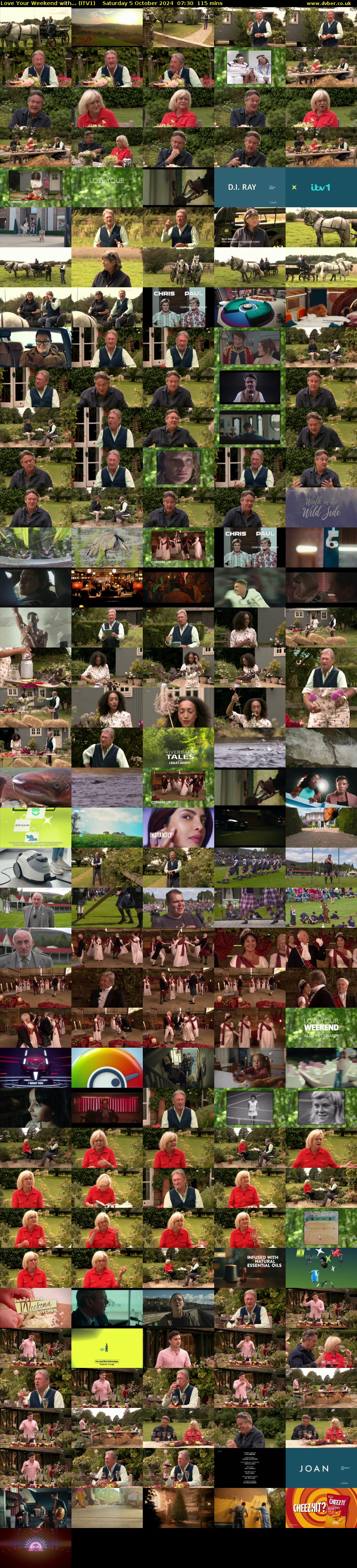 Love Your Weekend with... (ITV1) Saturday 5 October 2024 07:30 - 09:25