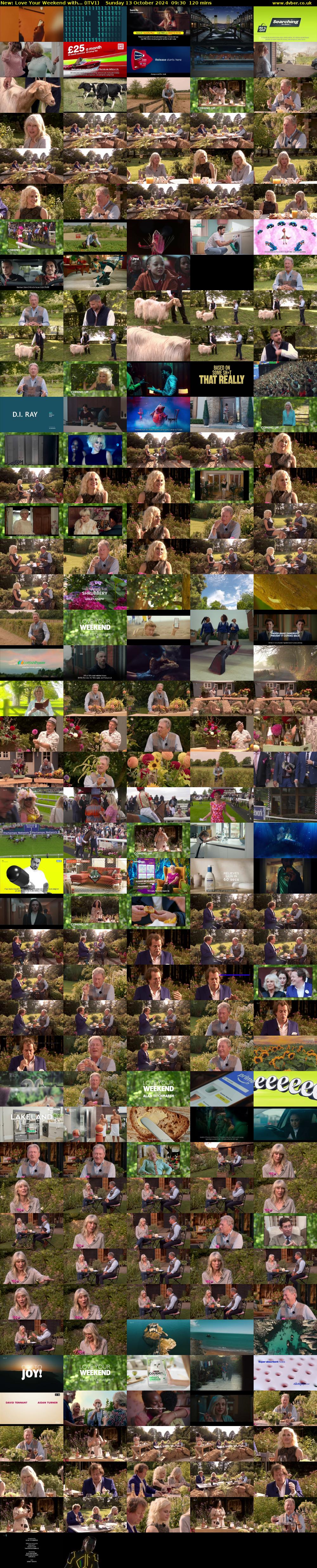 Love Your Weekend with... (ITV1) Sunday 13 October 2024 09:30 - 11:30