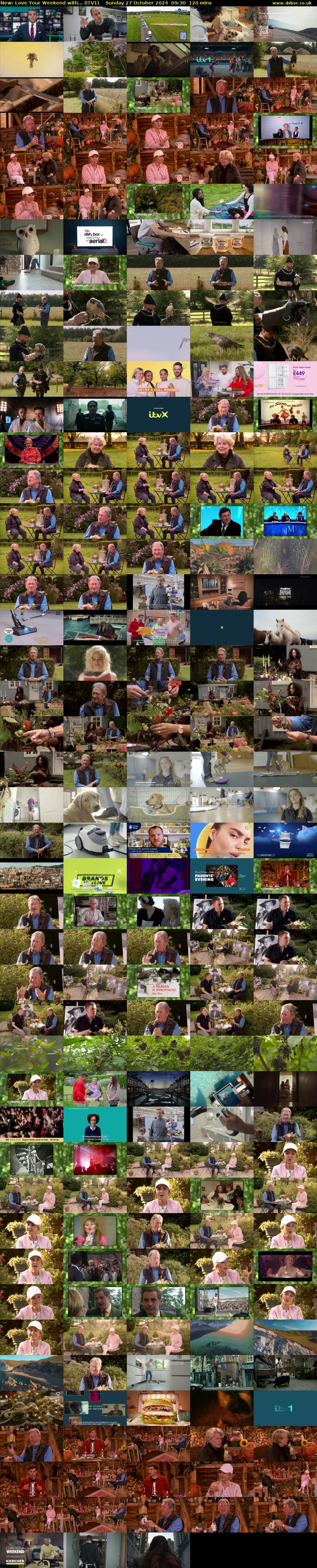 Love Your Weekend with... (ITV1) Sunday 27 October 2024 09:30 - 11:30