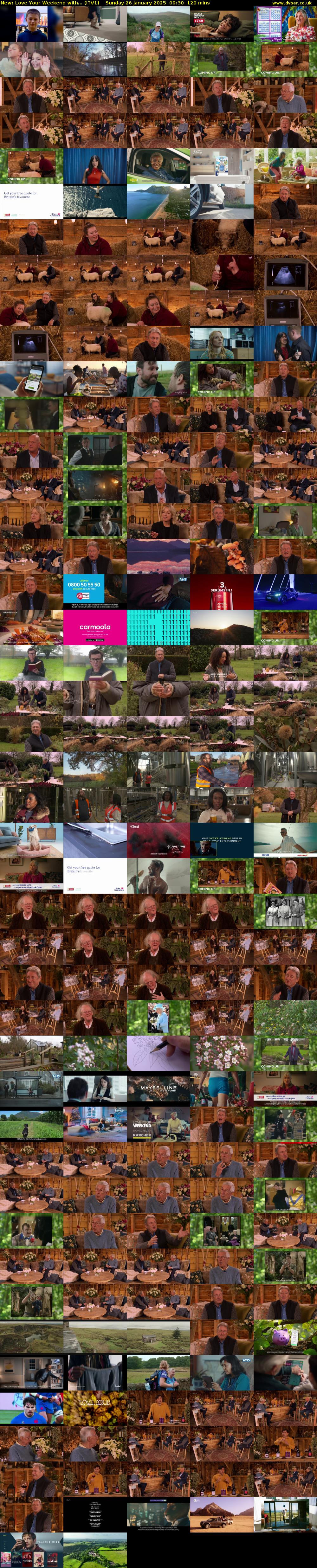 Love Your Weekend with... (ITV1) Sunday 26 January 2025 09:30 - 11:30