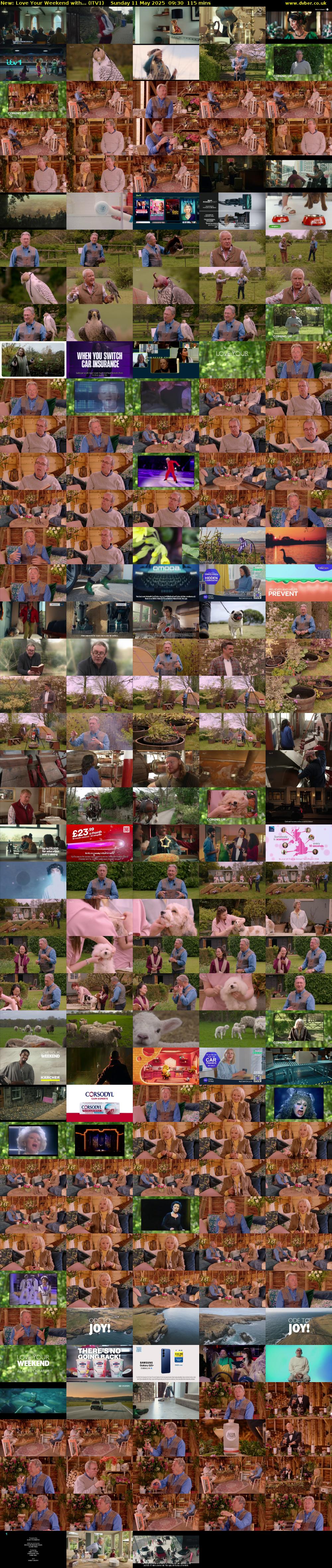 Love Your Weekend with... (ITV1) Sunday 11 May 2025 09:30 - 11:25