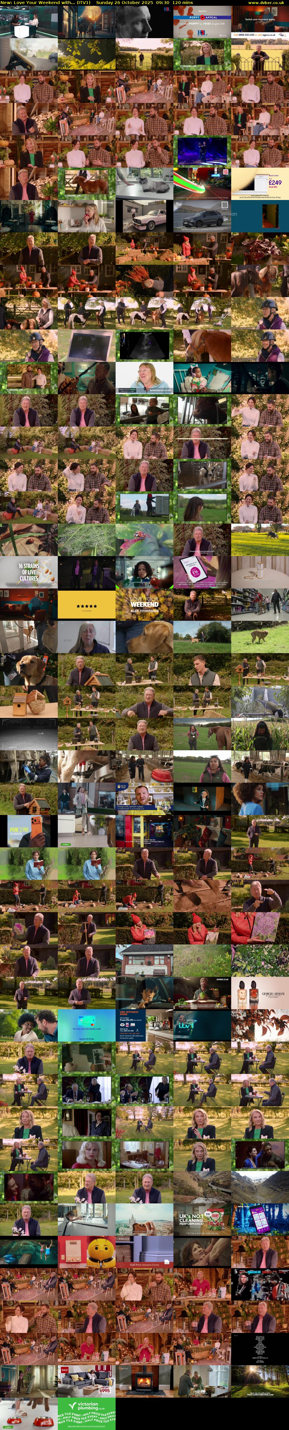 Love Your Weekend with... (ITV1) Sunday 26 October 2025 09:30 - 11:30