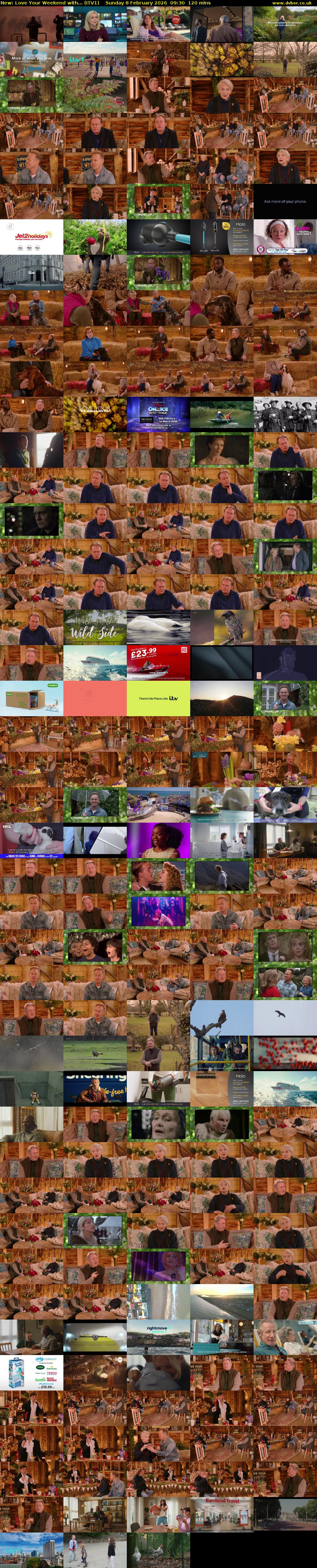 Love Your Weekend with... (ITV1) Sunday 8 February 2026 09:30 - 11:30