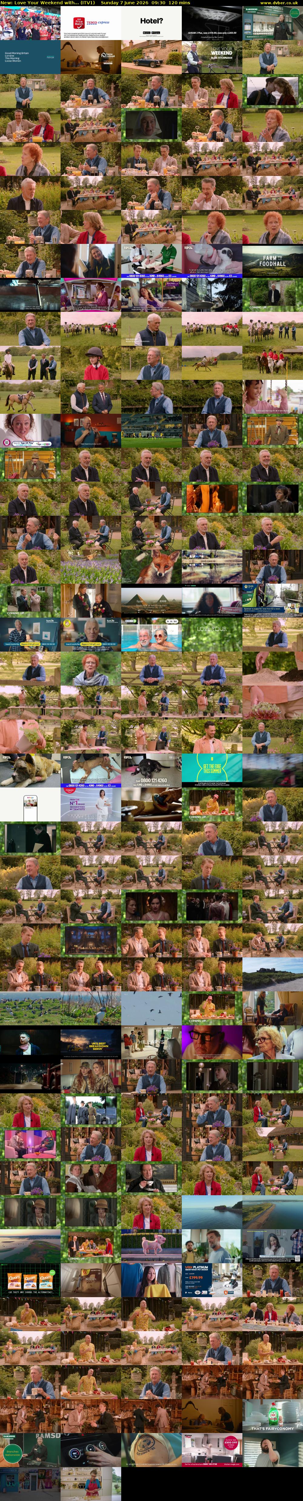 Love Your Weekend with... (ITV1) Sunday 7 June 2026 09:30 - 11:30