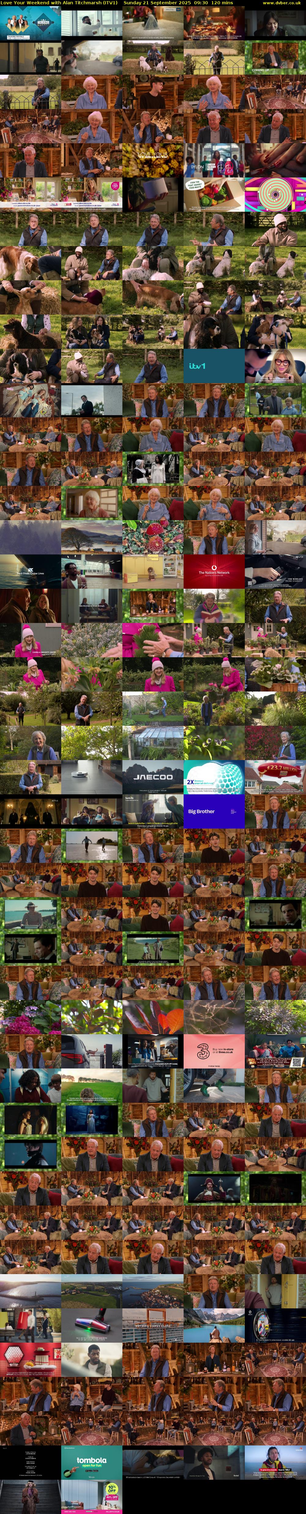 Love Your Weekend with Alan Titchmarsh (ITV1) Sunday 21 September 2025 09:30 - 11:30