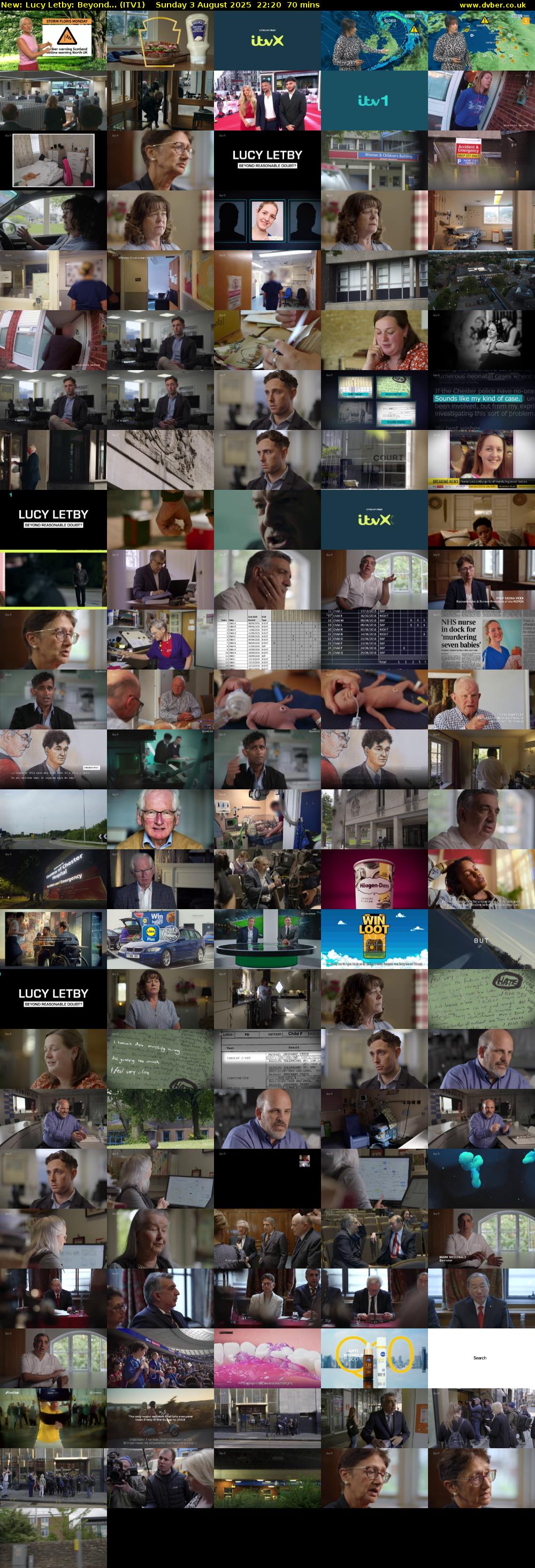 Lucy Letby: Beyond... (ITV1) Sunday 3 August 2025 22:20 - 23:30