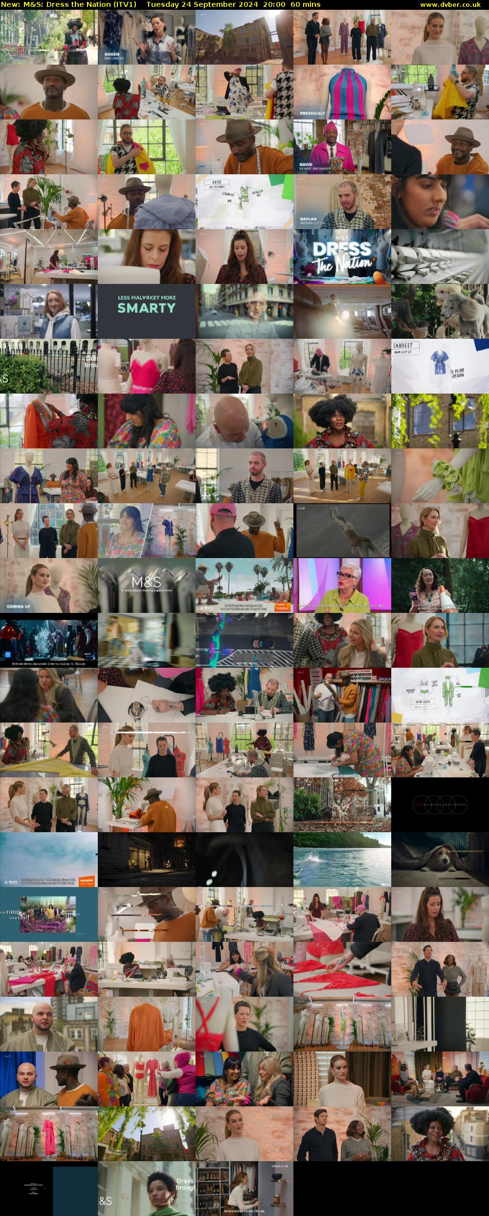 M&S: Dress the Nation (ITV1) Tuesday 24 September 2024 20:00 - 21:00