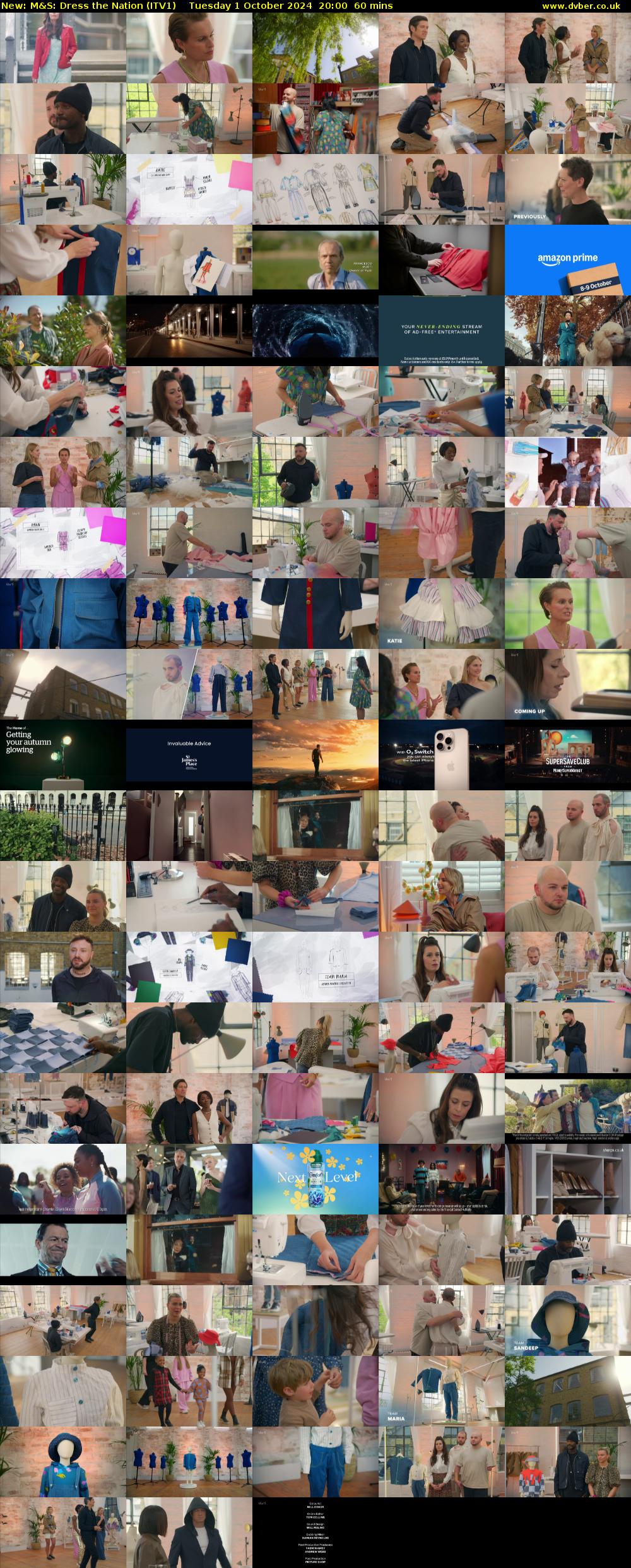 M&S: Dress the Nation (ITV1) Tuesday 1 October 2024 20:00 - 21:00