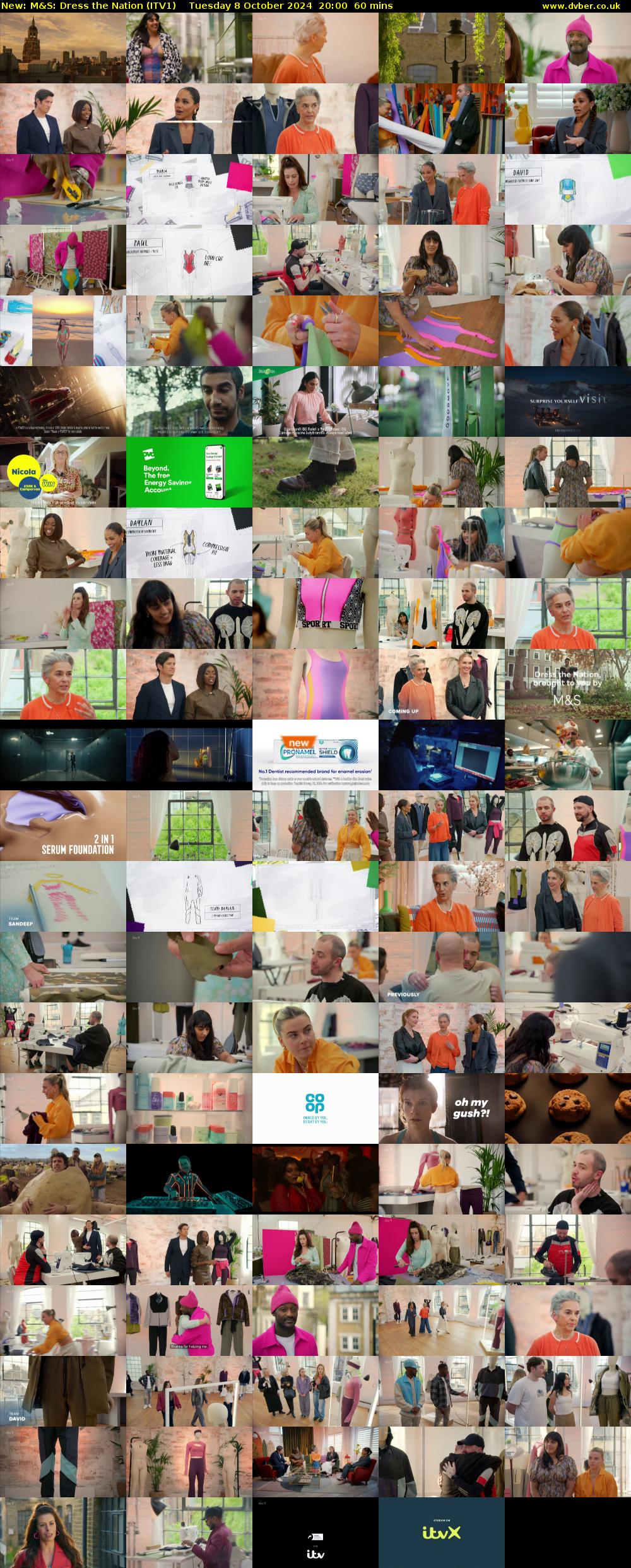 M&S: Dress the Nation (ITV1) Tuesday 8 October 2024 20:00 - 21:00