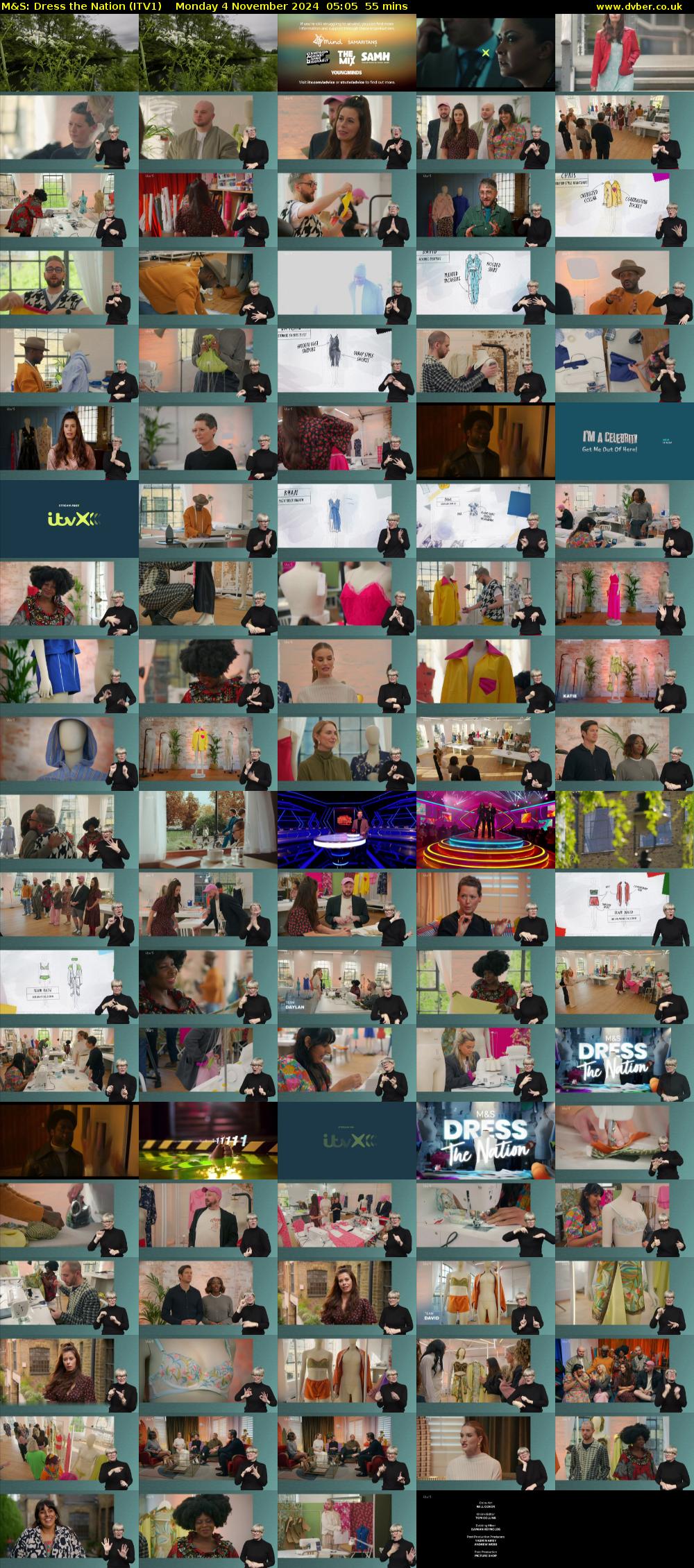 M&S: Dress the Nation (ITV1) Monday 4 November 2024 05:05 - 06:00