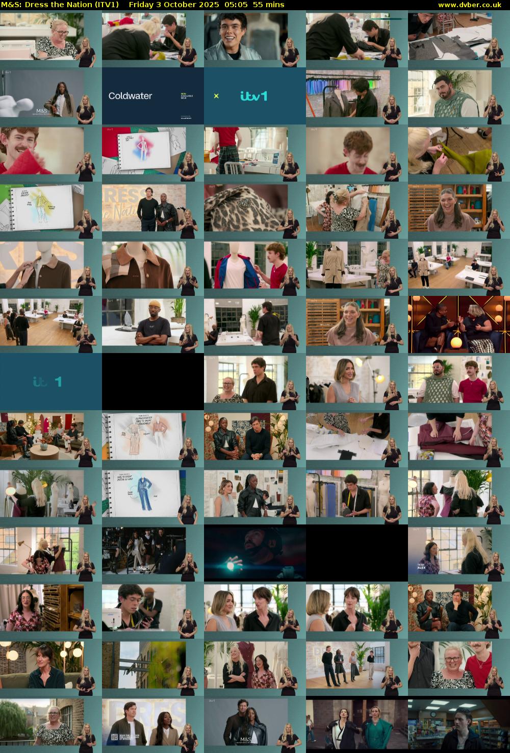 M&S: Dress the Nation (ITV1) Friday 3 October 2025 05:05 - 06:00