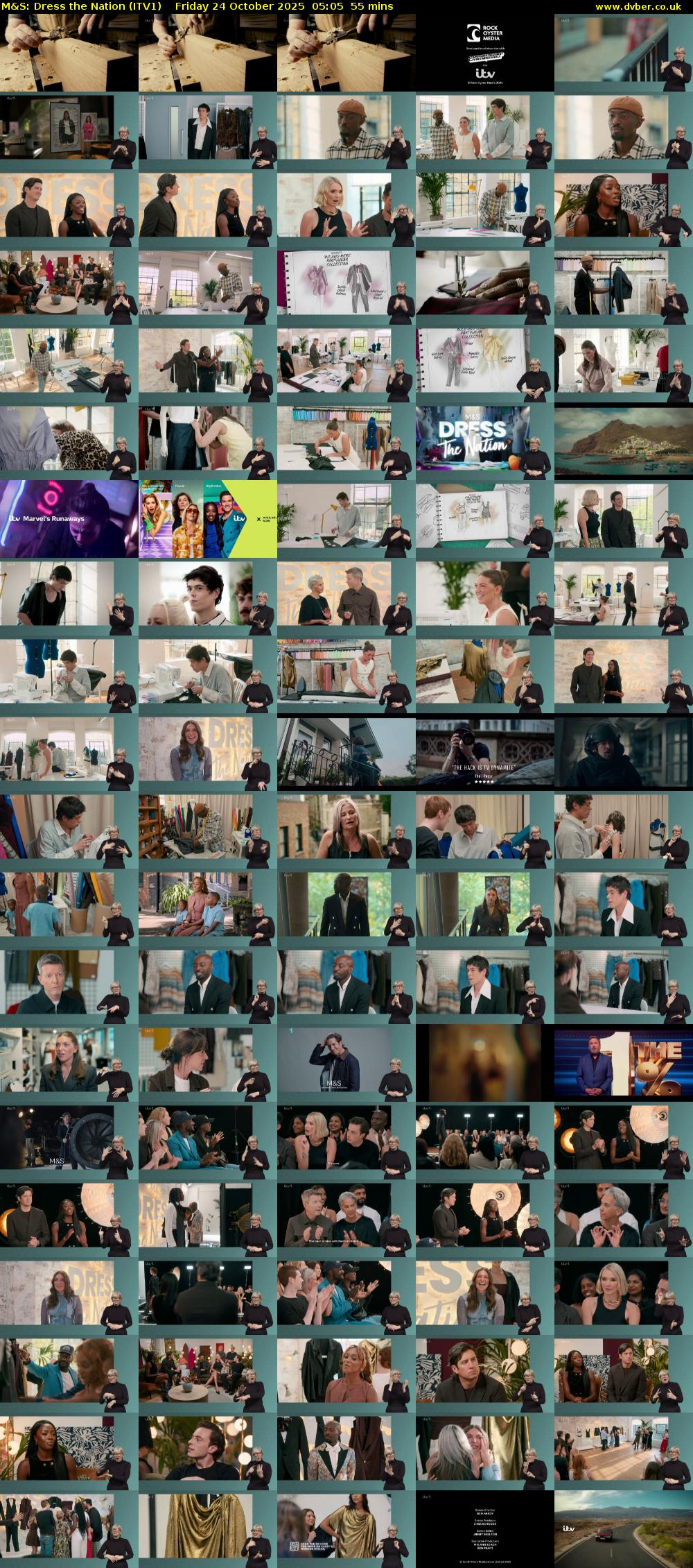 M&S: Dress the Nation (ITV1) Friday 24 October 2025 05:05 - 06:00