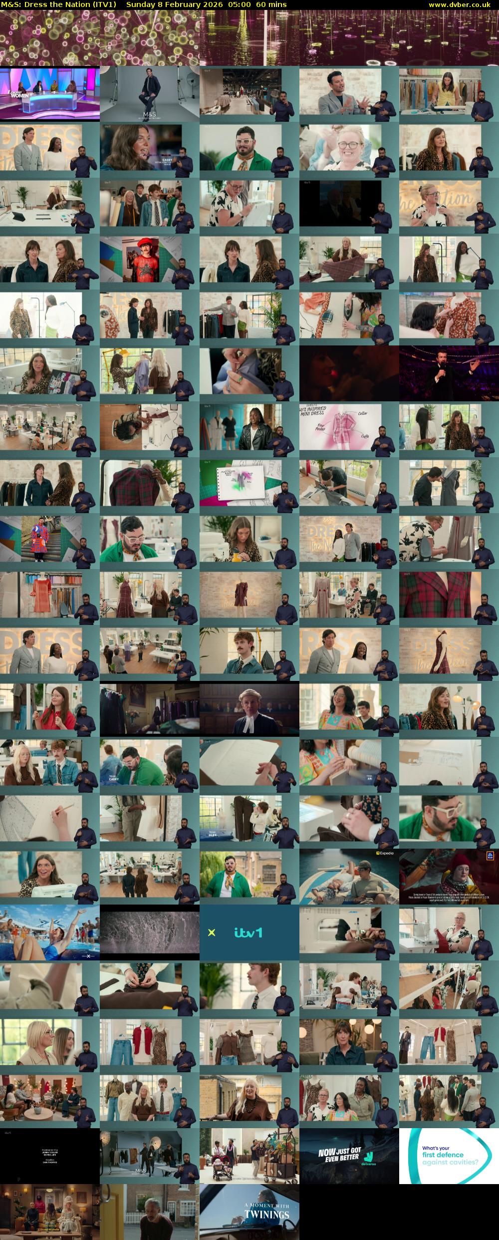 M&S: Dress the Nation (ITV1) Sunday 8 February 2026 05:00 - 06:00