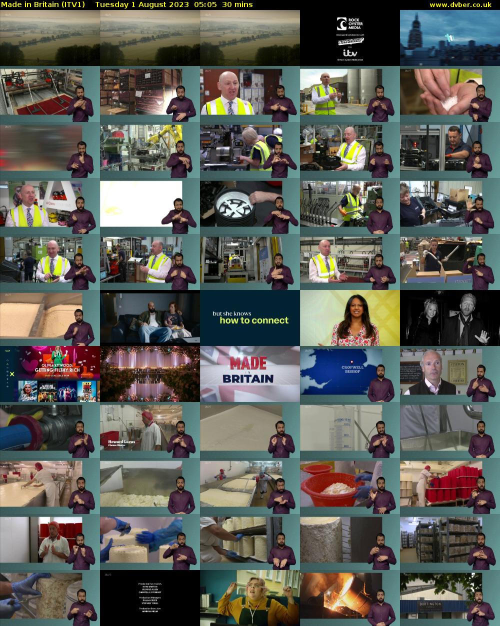 Made in Britain (ITV1) Tuesday 1 August 2023 05:05 - 05:35