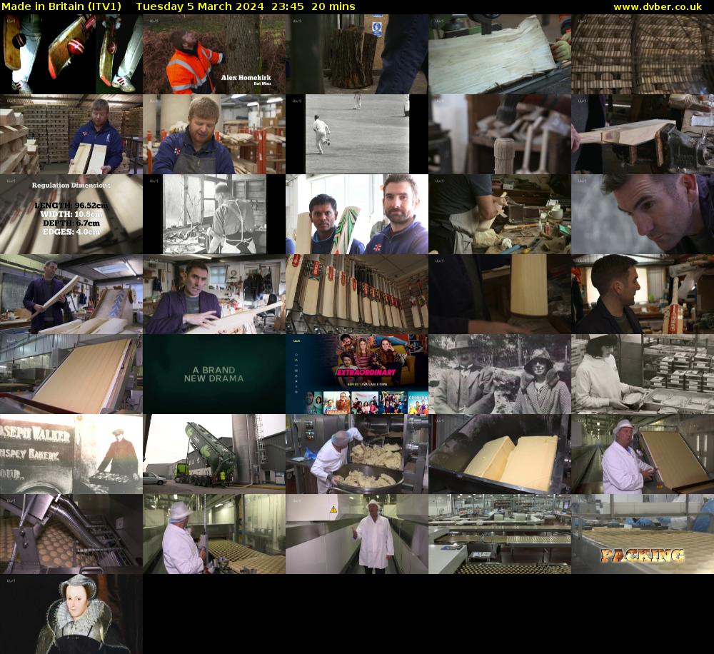 Made in Britain (ITV1) Tuesday 5 March 2024 23:45 - 00:05