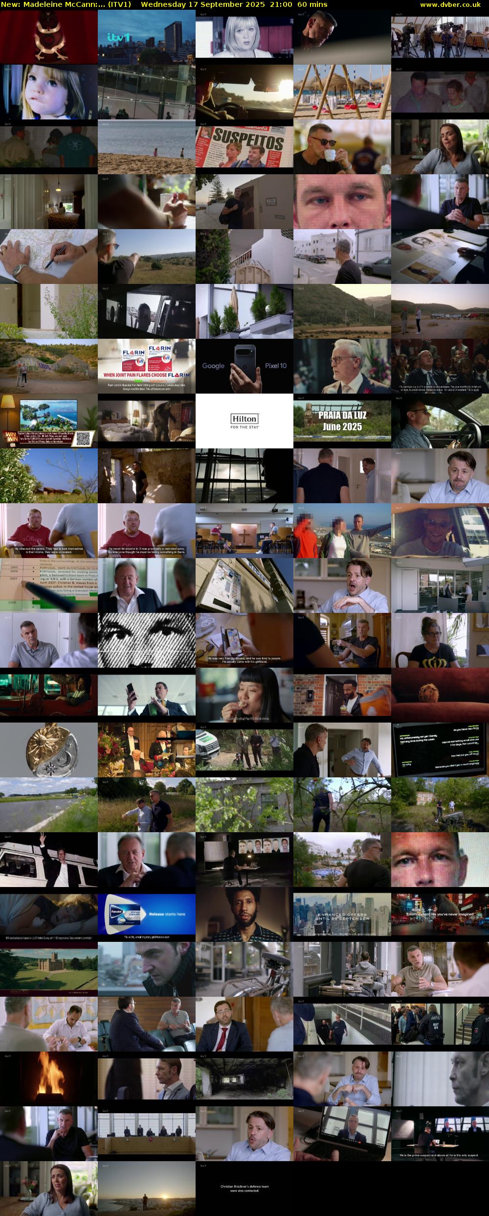 Madeleine McCann:... (ITV1) Wednesday 17 September 2025 21:00 - 22:00