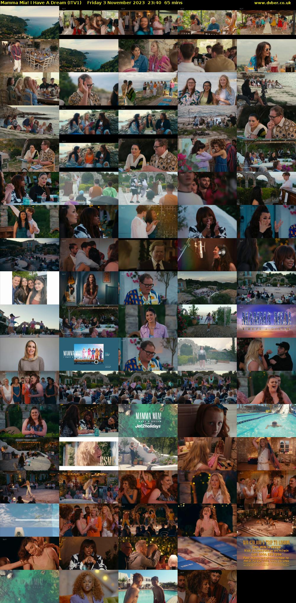 Mamma Mia! I Have A Dream (ITV1) Friday 3 November 2023 23:40 - 00:45