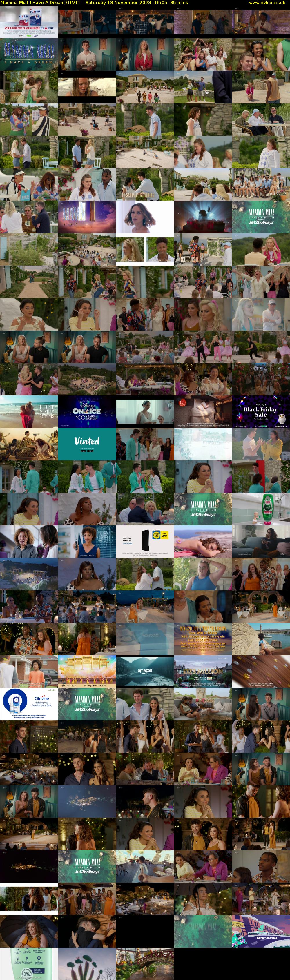 Mamma Mia! I Have A Dream (ITV1) Saturday 18 November 2023 16:05 - 17:30