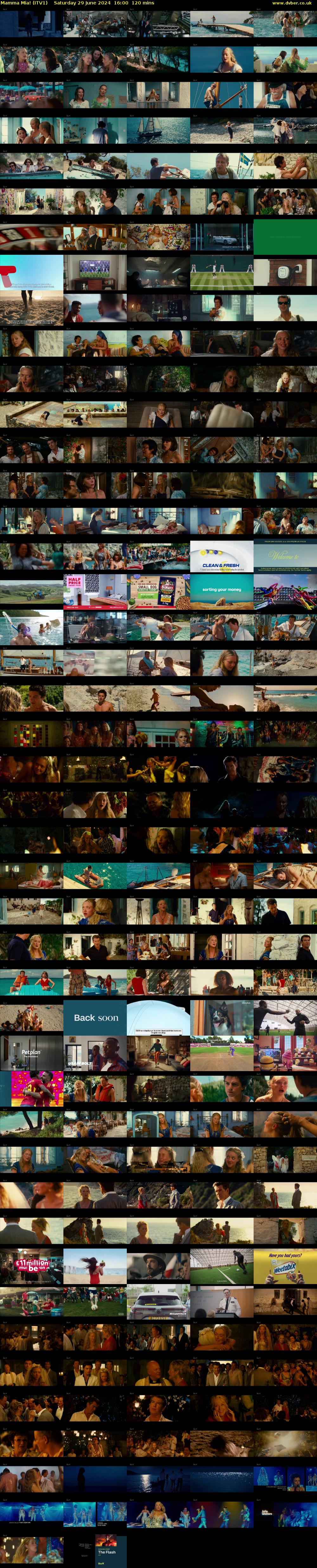 Mamma Mia! (ITV1) Saturday 29 June 2024 16:00 - 18:00