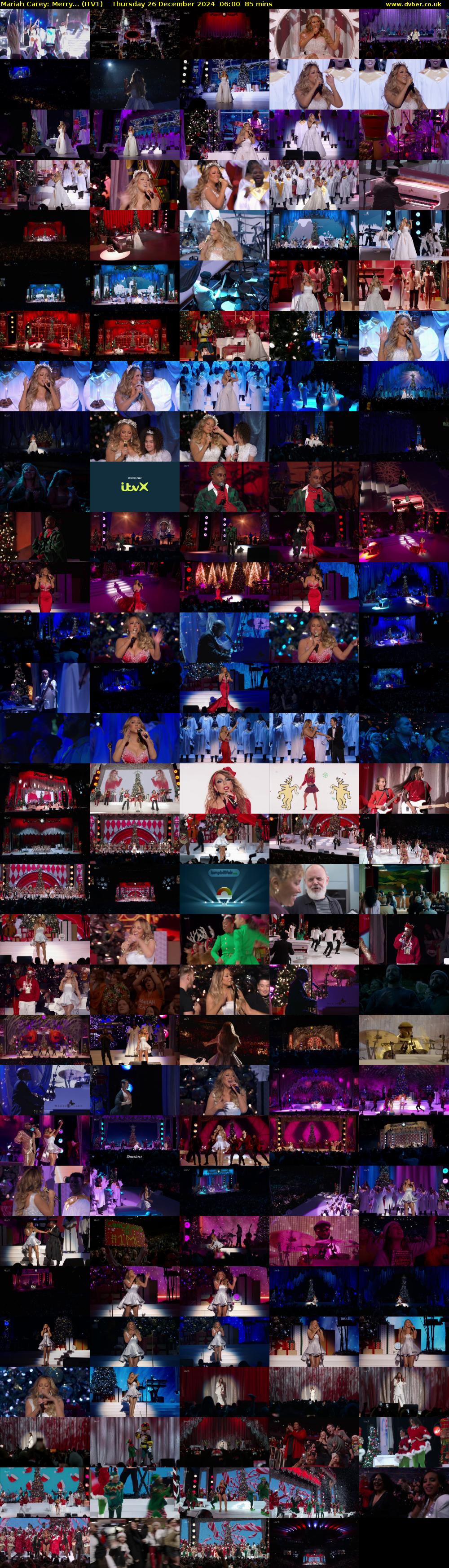 Mariah Carey: Merry... (ITV1) Thursday 26 December 2024 06:00 - 07:25