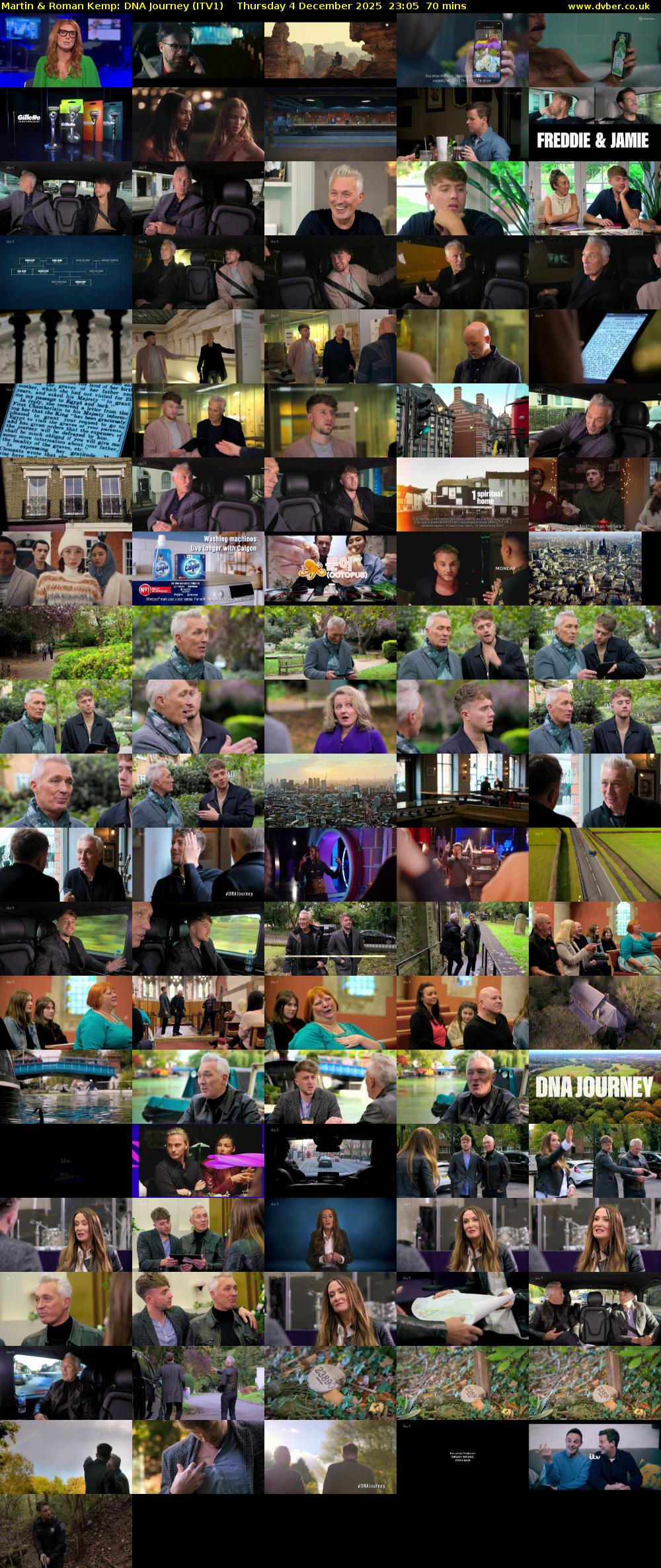 Martin & Roman Kemp: DNA Journey (ITV1) Thursday 4 December 2025 23:05 - 00:15