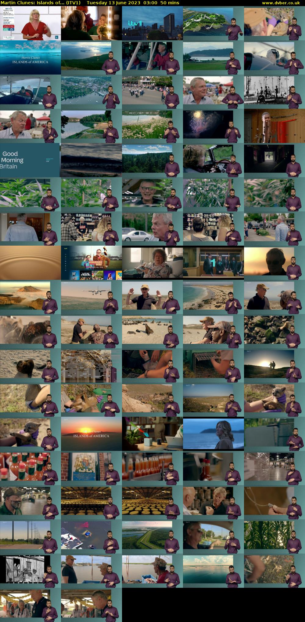 Martin Clunes: Islands of... (ITV1) Tuesday 13 June 2023 03:00 - 03:50