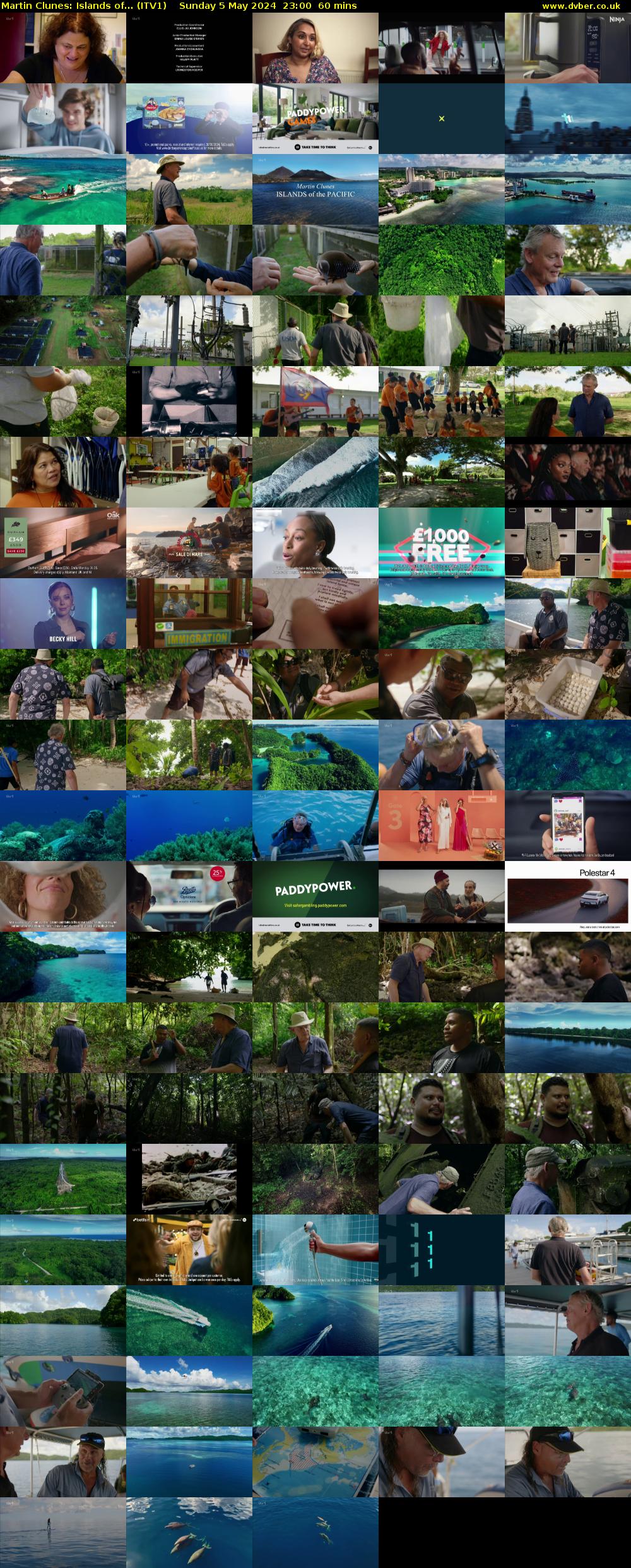 Martin Clunes: Islands of... (ITV1) Sunday 5 May 2024 23:00 - 00:00