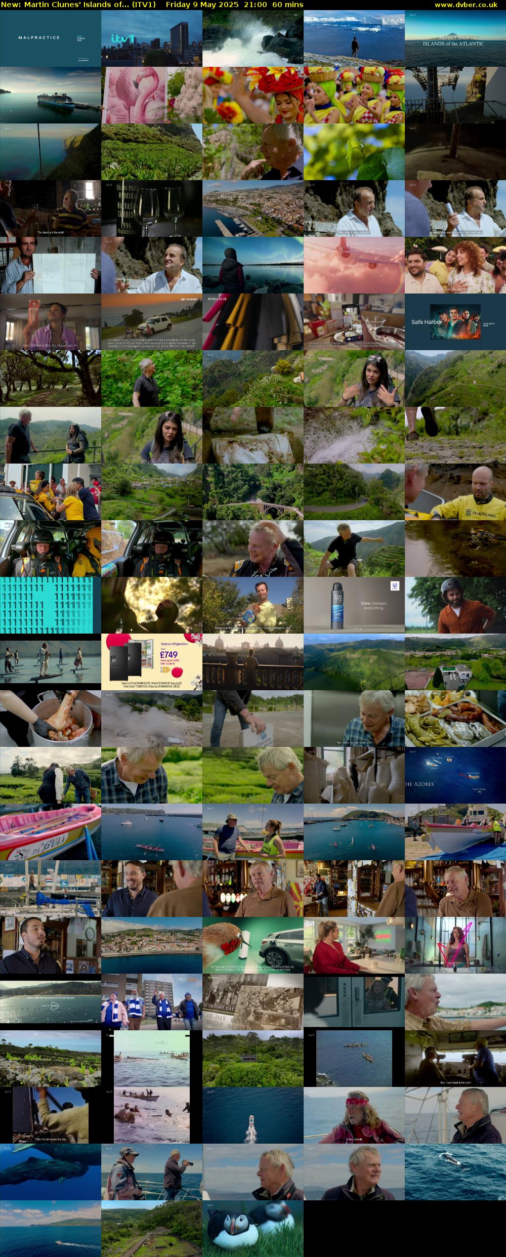 Martin Clunes' Islands of... (ITV1) Friday 9 May 2025 21:00 - 22:00