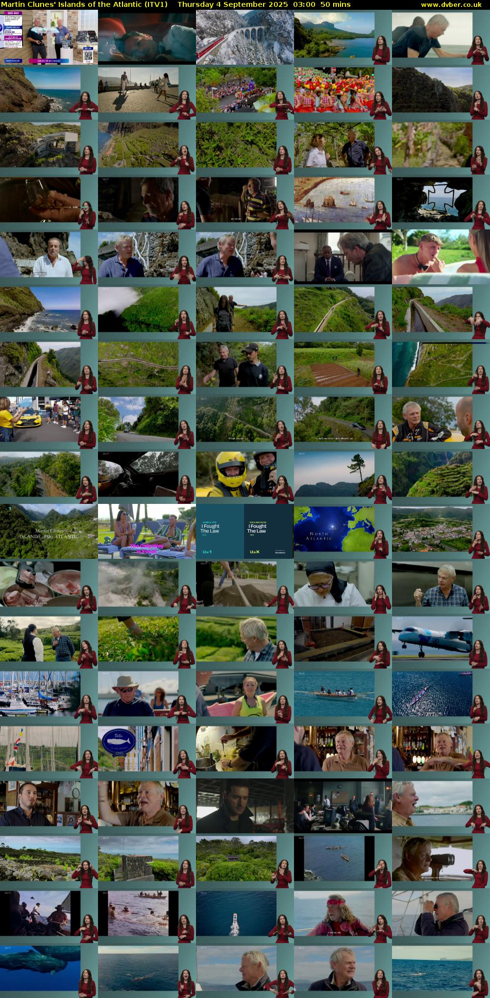 Martin Clunes' Islands of the Atlantic (ITV1) Thursday 4 September 2025 03:00 - 03:50