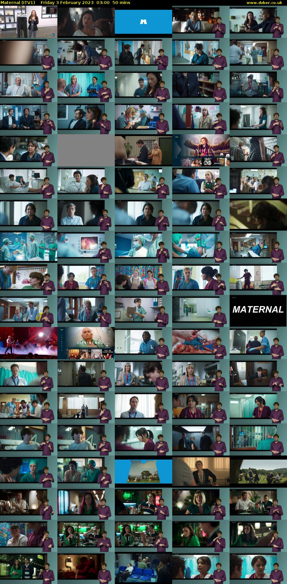 Maternal (ITV1) Friday 3 February 2023 03:00 - 03:50