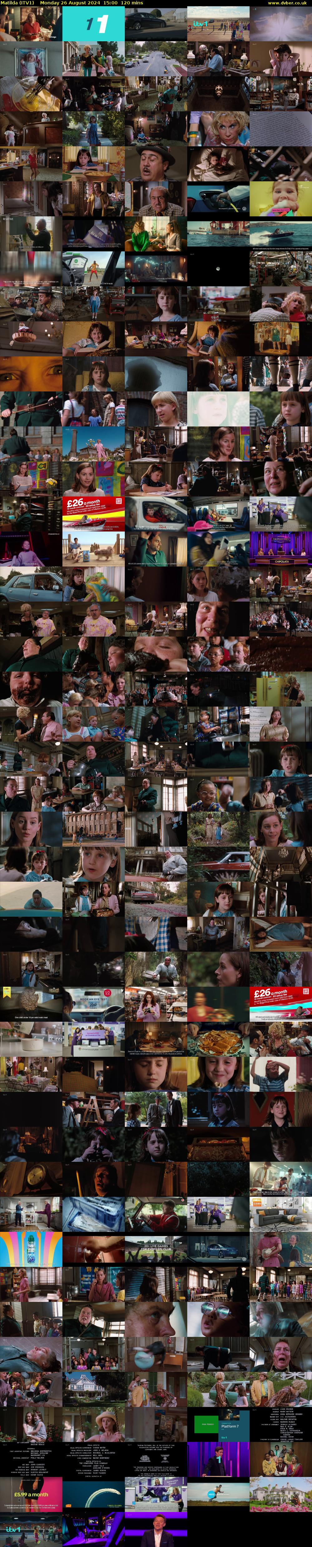Matilda (ITV1) Monday 26 August 2024 15:00 - 17:00