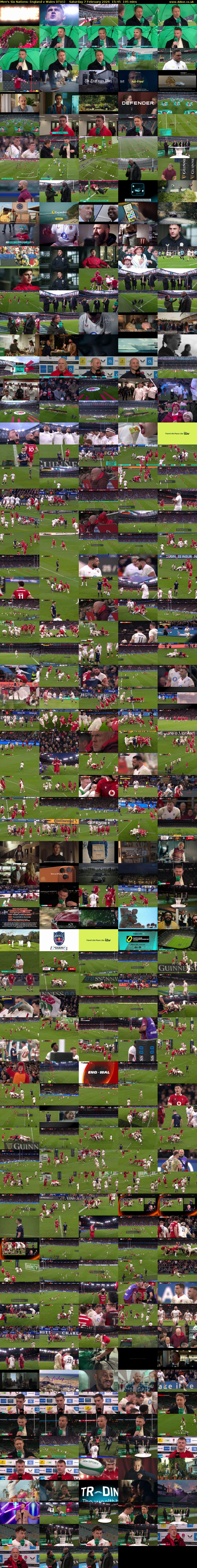 Men's Six Nations: England v Wales (ITV1) Saturday 7 February 2026 15:45 - 19:00