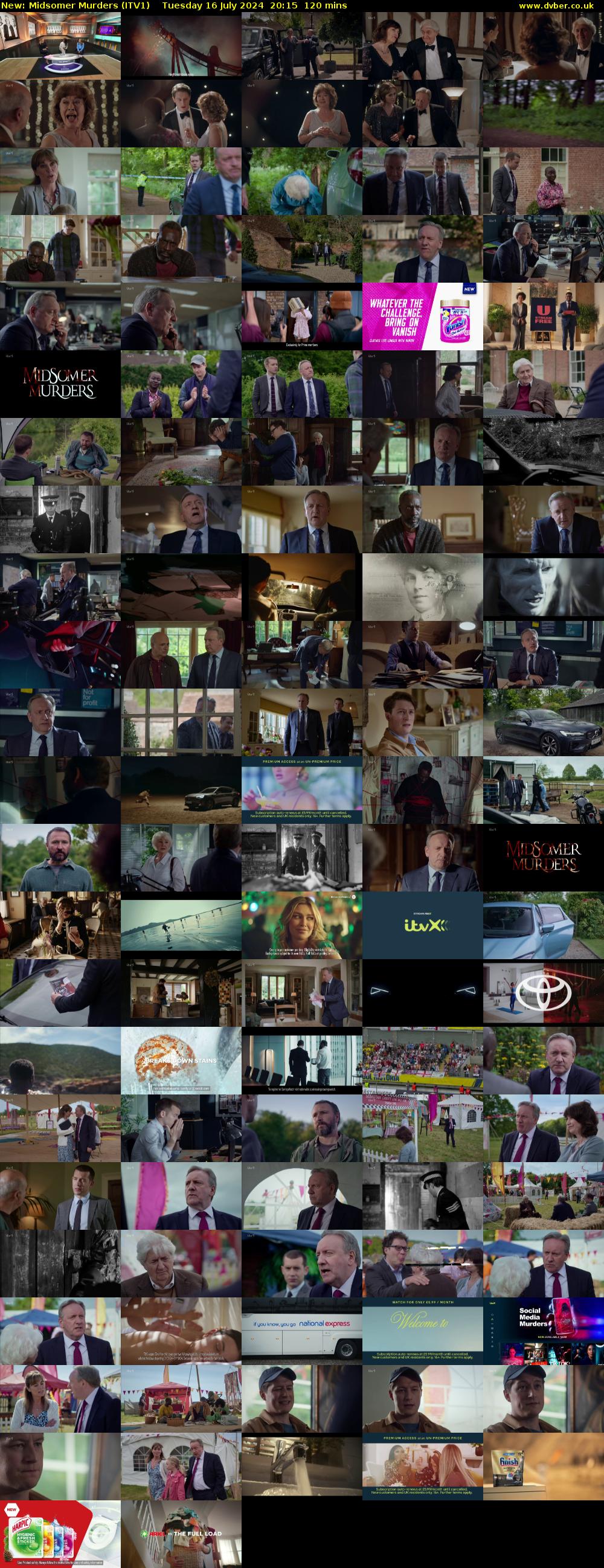 Midsomer Murders (ITV1) Tuesday 16 July 2024 20:15 - 22:15
