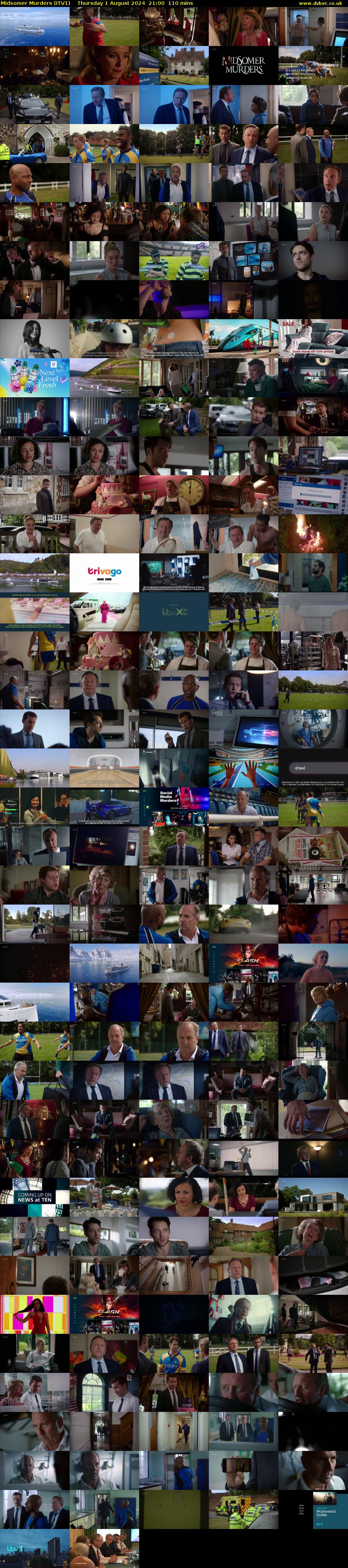 Midsomer Murders (ITV1) Thursday 1 August 2024 21:00 - 22:50
