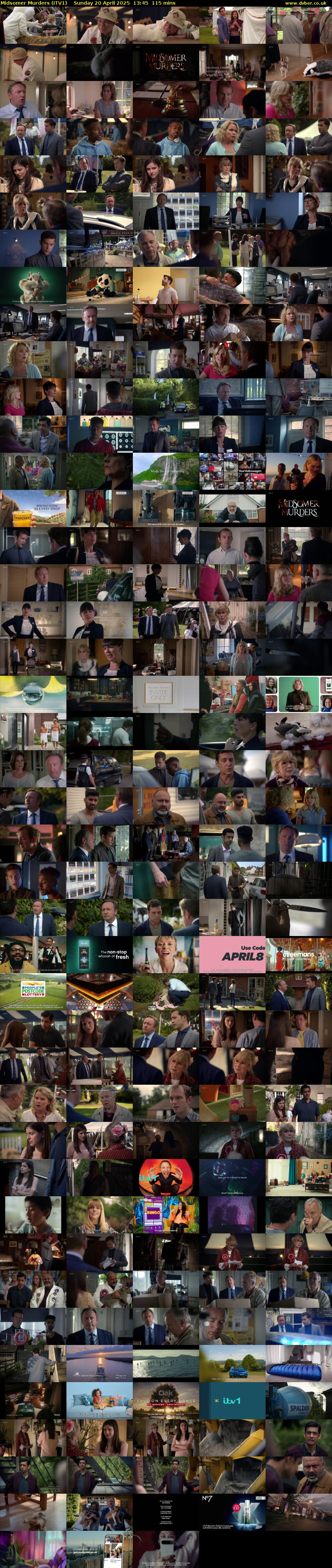 Midsomer Murders (ITV1) Sunday 20 April 2025 13:45 - 15:40