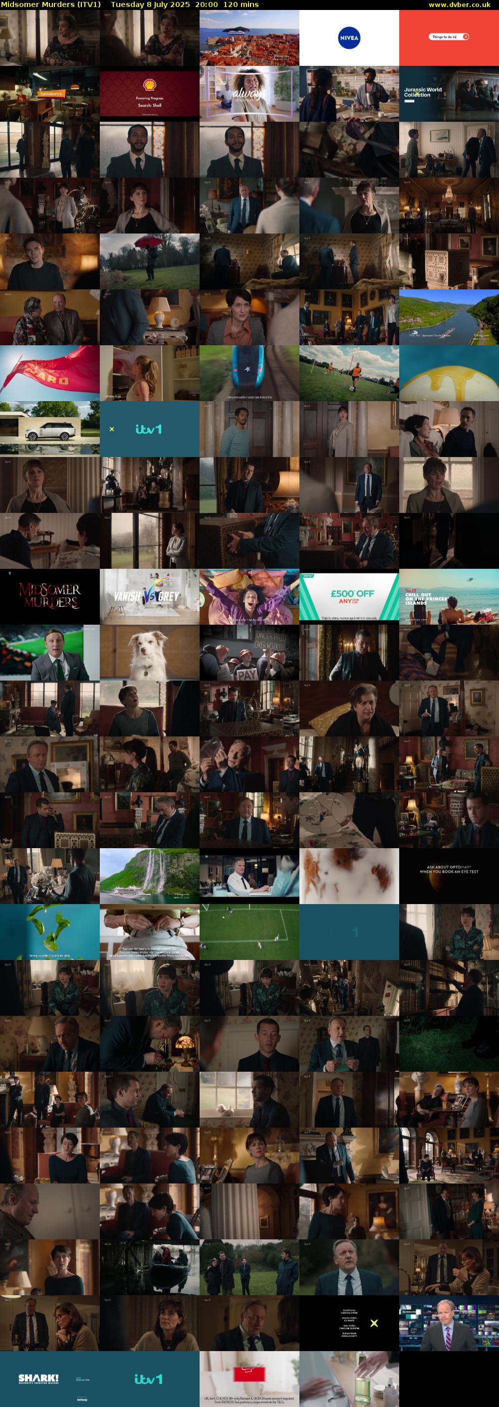 Midsomer Murders (ITV1) Tuesday 8 July 2025 20:00 - 22:00