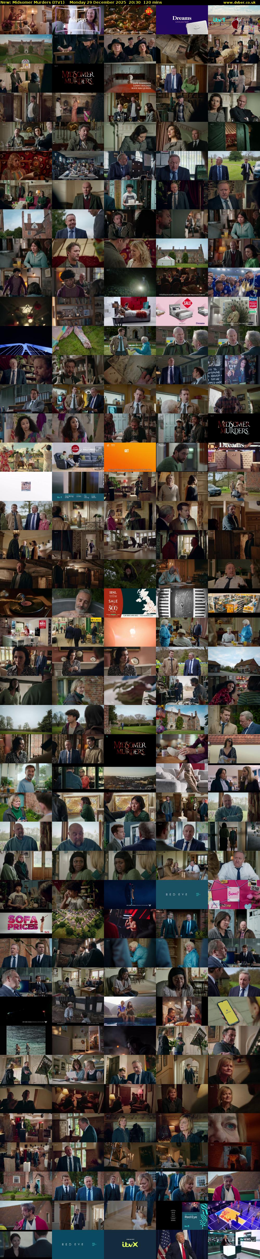Midsomer Murders (ITV1) Monday 29 December 2025 20:30 - 22:30
