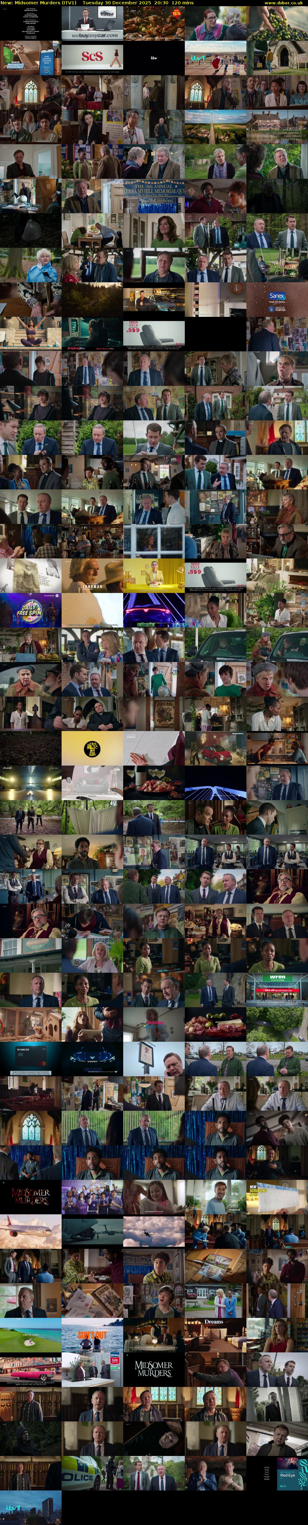Midsomer Murders (ITV1) Tuesday 30 December 2025 20:30 - 22:30