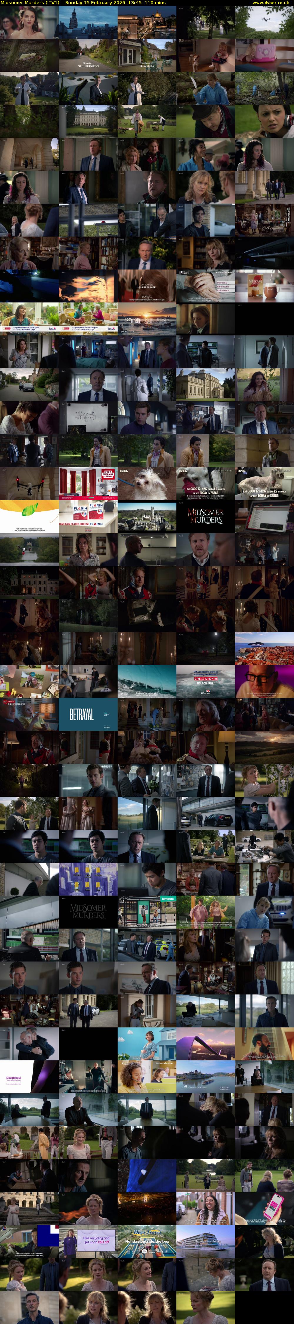 Midsomer Murders (ITV1) Sunday 15 February 2026 13:45 - 15:35