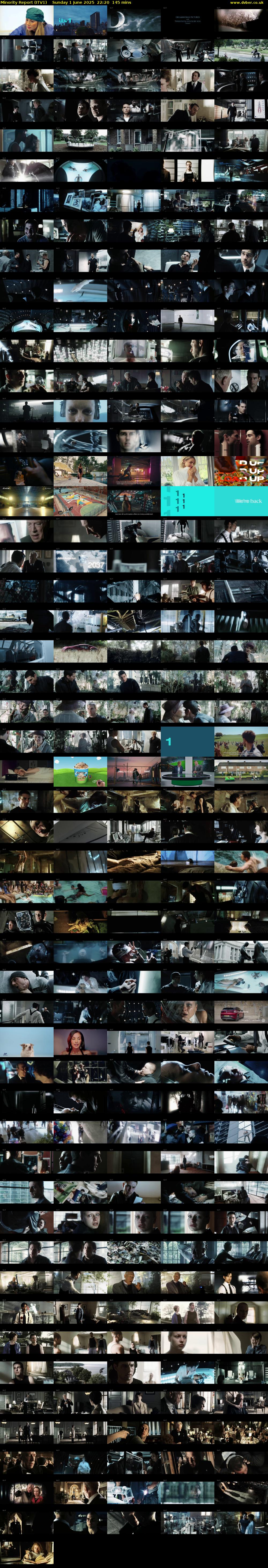 Minority Report (ITV1) Sunday 1 June 2025 22:20 - 00:45
