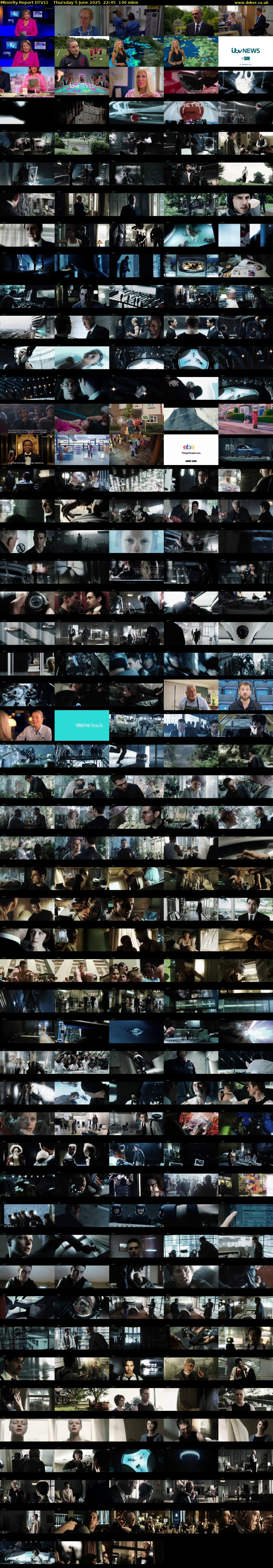 Minority Report (ITV1) Thursday 5 June 2025 22:45 - 01:05