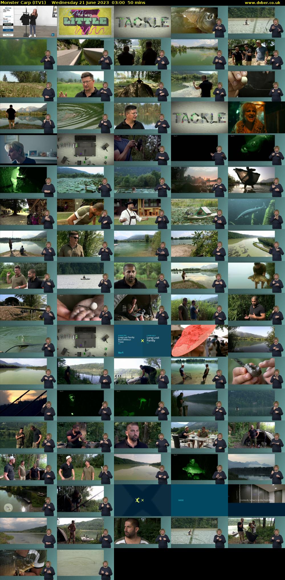 Monster Carp (ITV1) Wednesday 21 June 2023 03:00 - 03:50