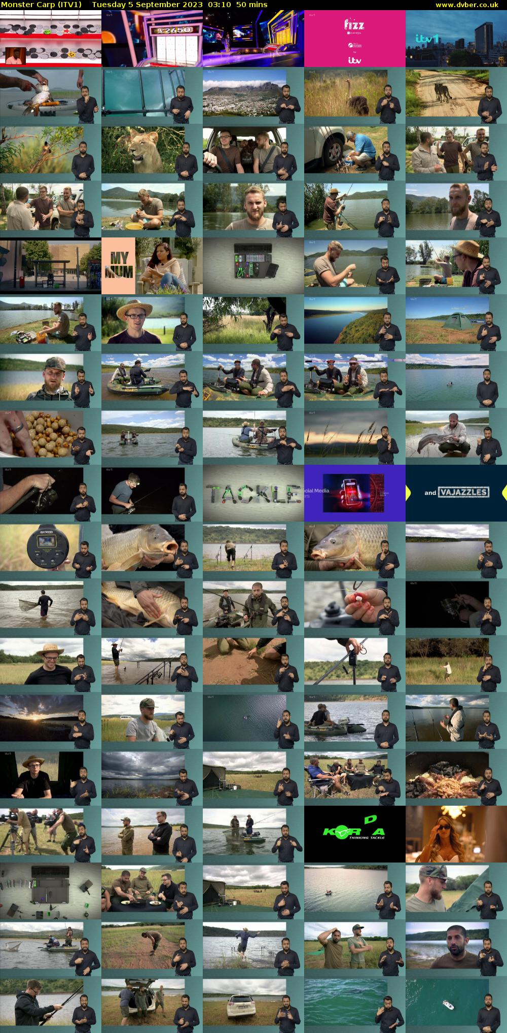 Monster Carp (ITV1) Tuesday 5 September 2023 03:10 - 04:00