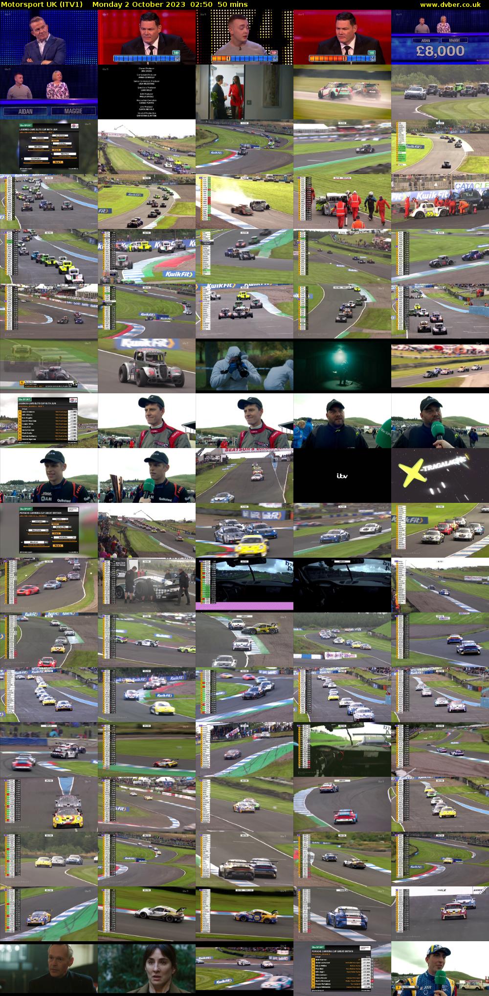 Motorsport UK (ITV1) Monday 2 October 2023 02:50 - 03:40