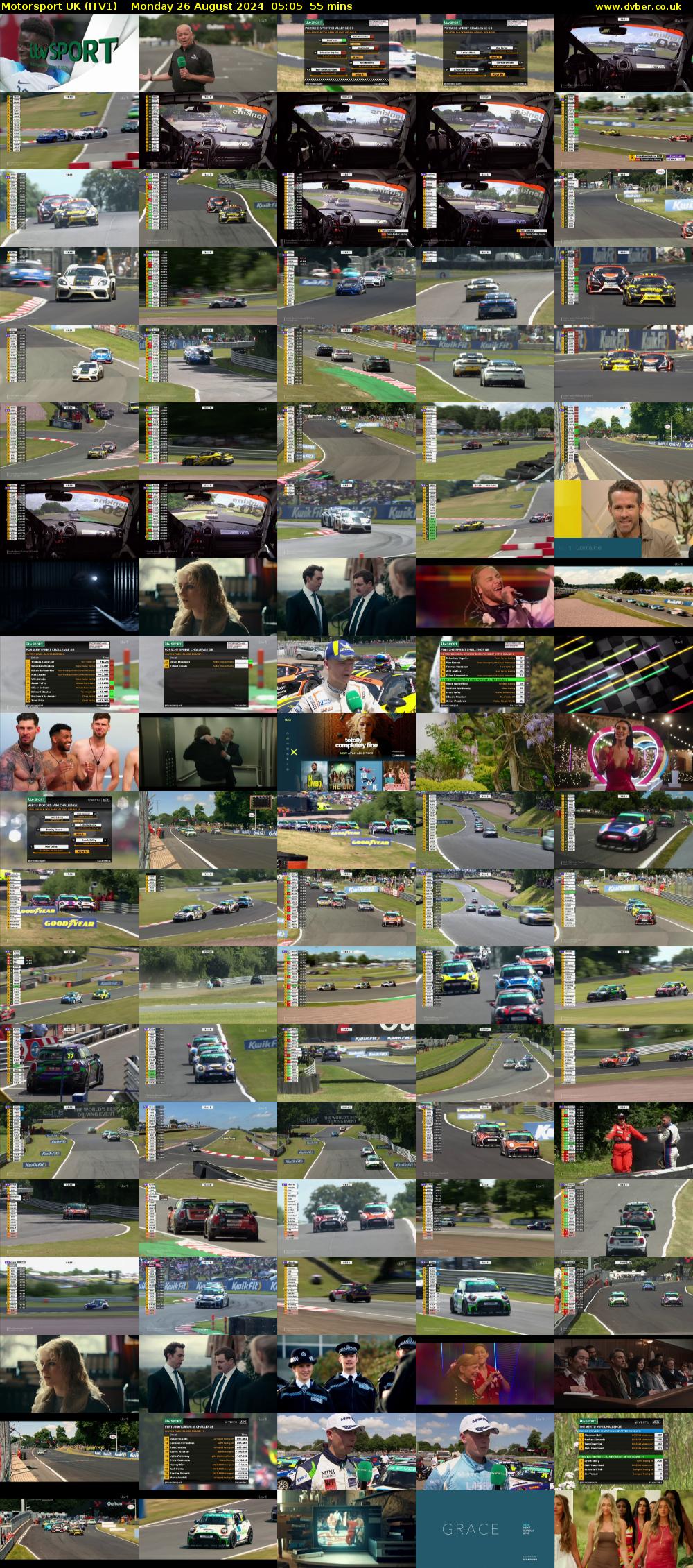 Motorsport UK (ITV1) Monday 26 August 2024 05:05 - 06:00